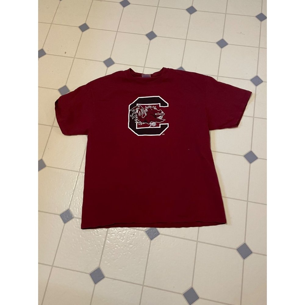 Carolina Gamecocks Mens Size XL Red & Black Short Sleeve T-Shirt #M-4-60